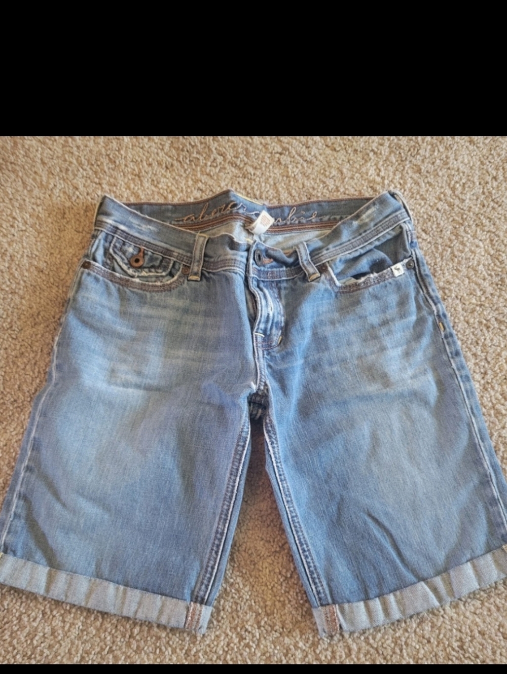 Kids Abercrombie Jean shorts size 16